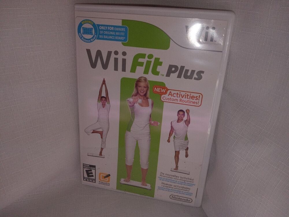 VGUC Nintendo Wii FIT PLUS: 2009 Video Game & Instructions